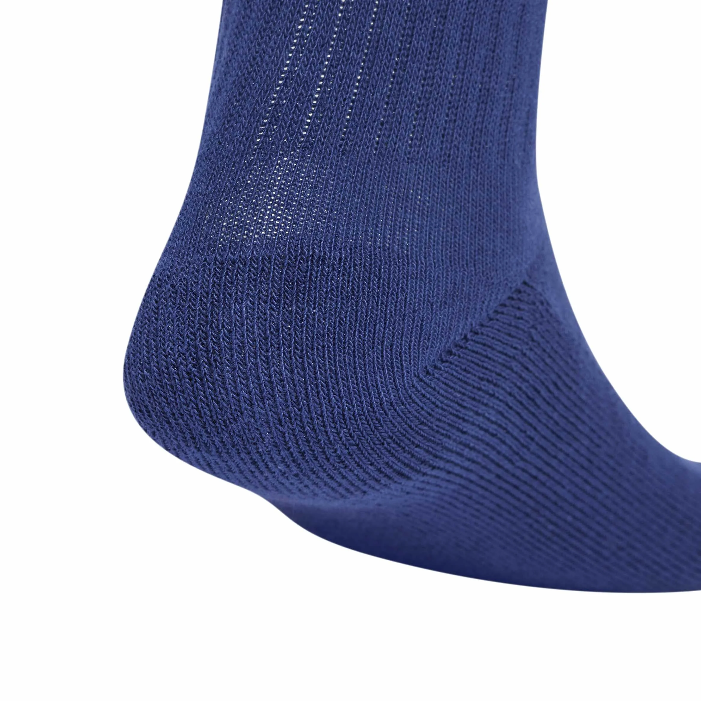 adidas Uniseks Linear Crew Cushioned Socks 3 Pairs, Dark Blue/White/White, 6.5-8