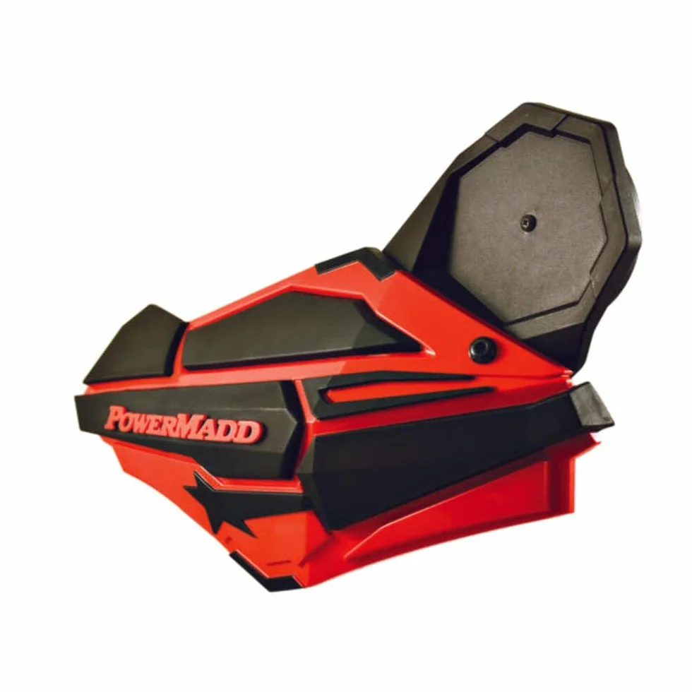 PowerMadd Zestaw 34455 Black Sentinel Mirror Handguard (Fixed/Fold In)