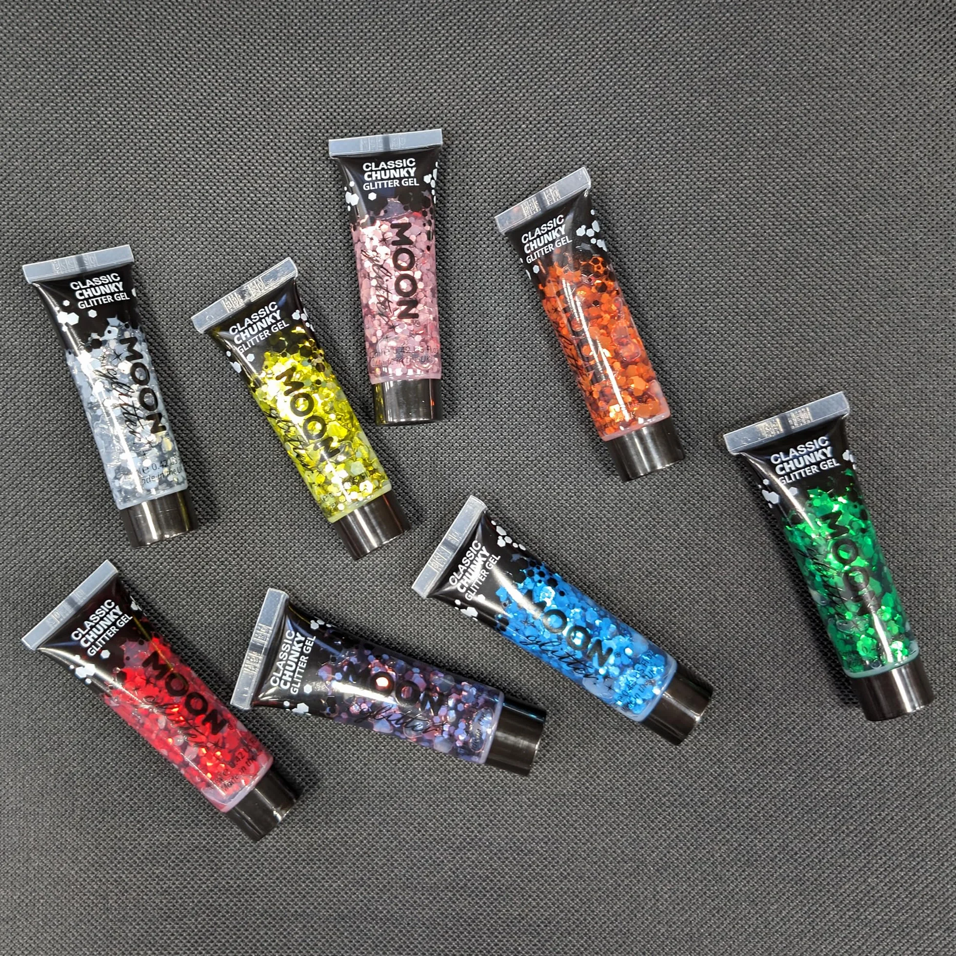 Moon Glitter Żel z klasycznym grubym brokatem 12 ml różowy