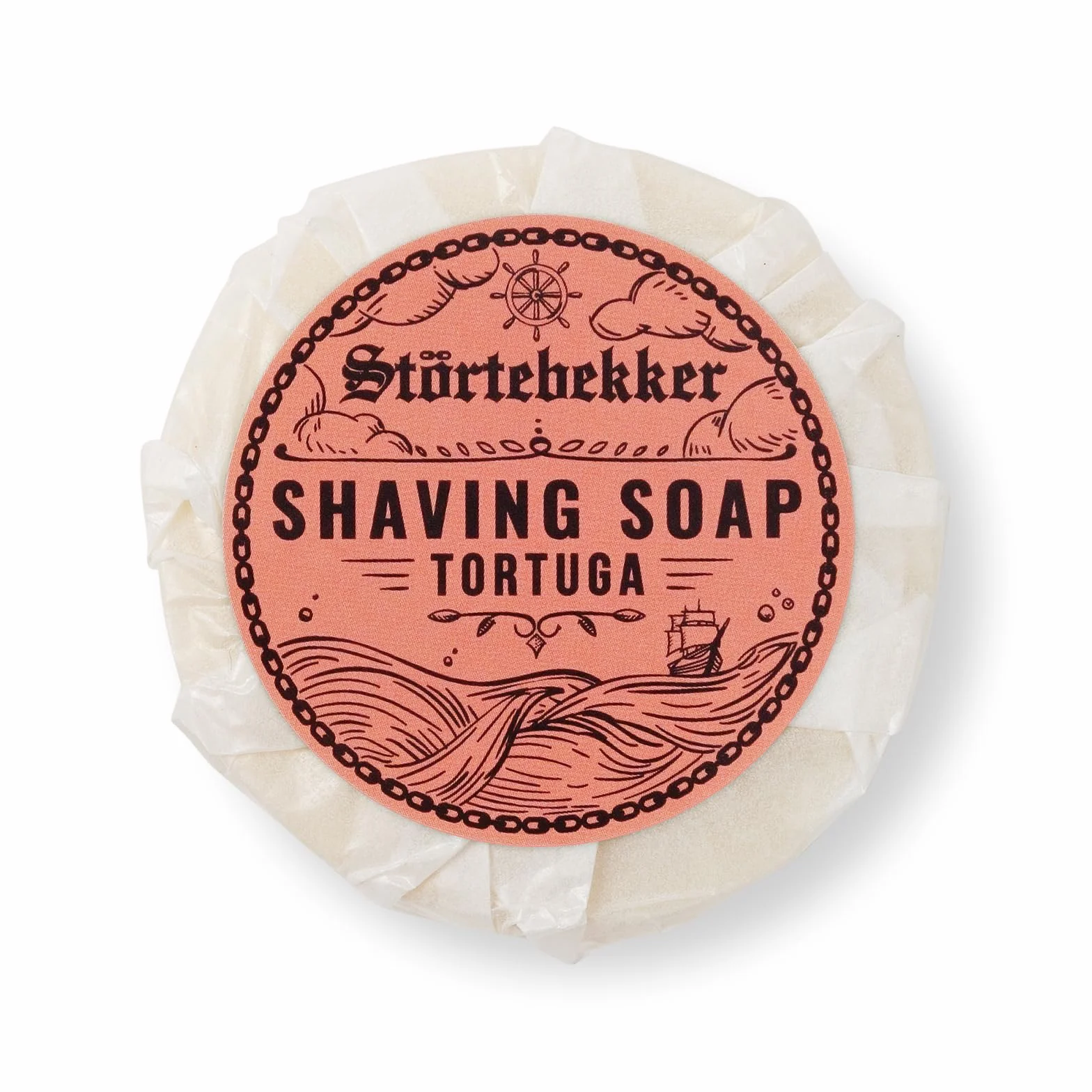 Störtebekker® Premium mydło do golenia Tortuga 70 g – ręcznie wykonane mydło do wydajnej pianki – idealne do golenia z maszynką i brzytwą – wegańskie dla kobiet i mężczyzn