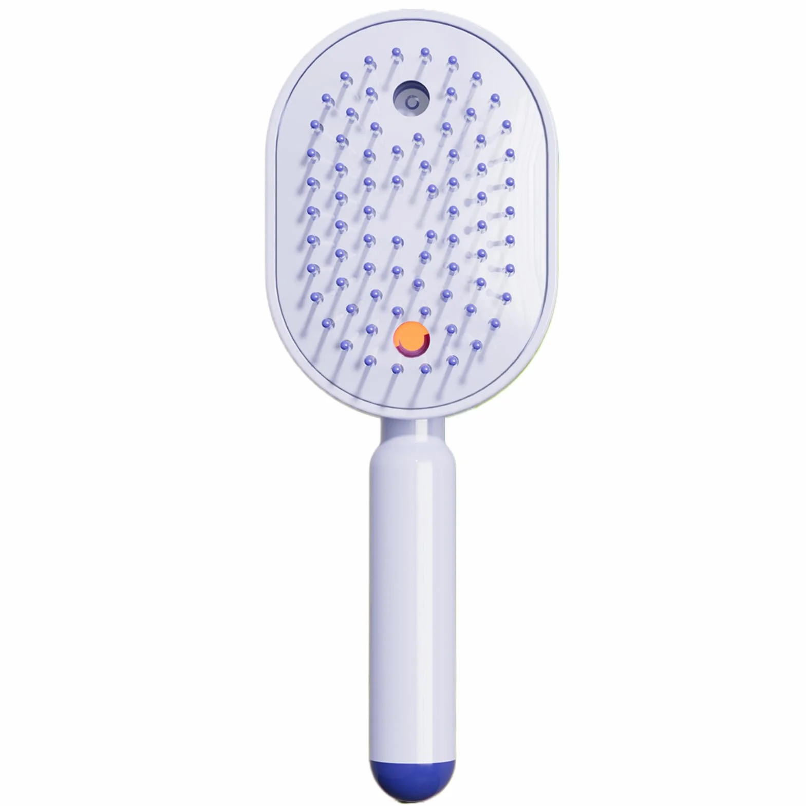 Wet Hair Brush - Vibration Misting Tool for Home Spa Styling Grooming Use | Electric Air Cushion Design with Red Light Feature Soft Bristle Layout Adds Shine Smooth Glide for Women Girls Daily Clean